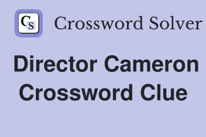 Director Cameron NYT Crossword